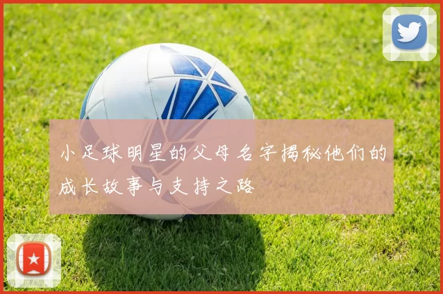 小足球明星的父母名字揭秘他们的成长故事与支持之路
