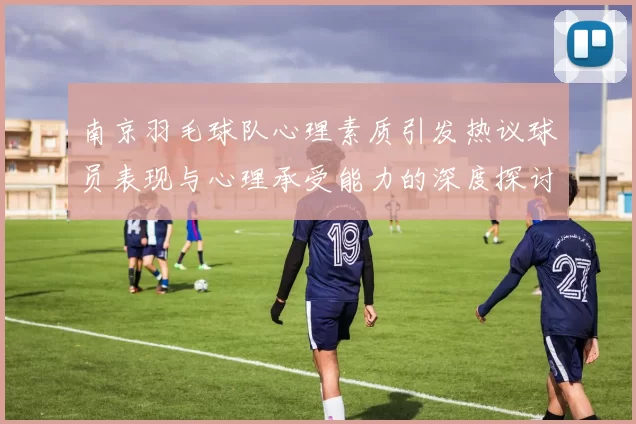 南京羽毛球队心理素质引发热议球员表现与心理承受能力的深度探讨